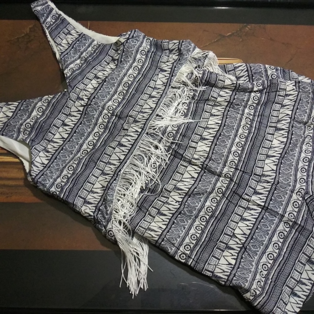 Paper crane romper gray white shorts - Picture 1 of 7